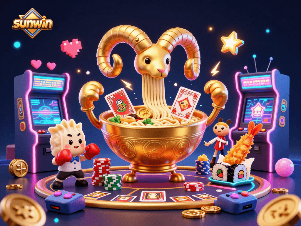 Experience the vibrant energy of sunwin with giant ramen and dynamic casino games.