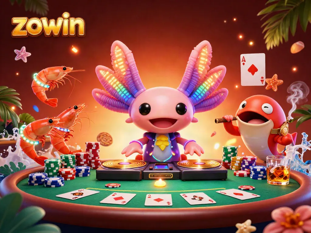 Engage with the neon world of zowin through animated underwater casino adventures filled with vibrant characters.