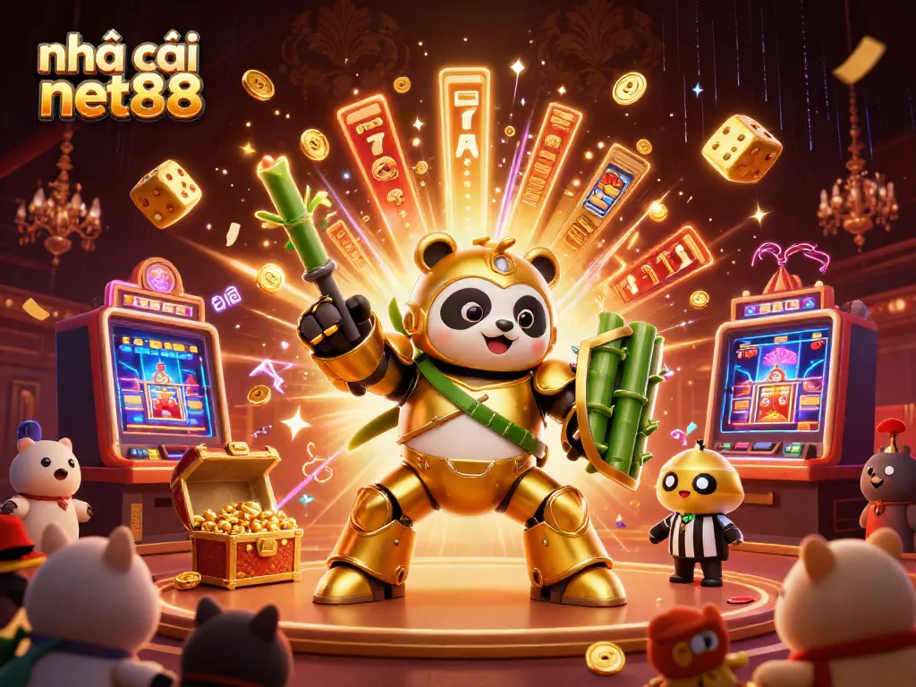 Engage in thrilling gameplay at nhà cái net88 featuring a vibrant casino with dynamic win animations.