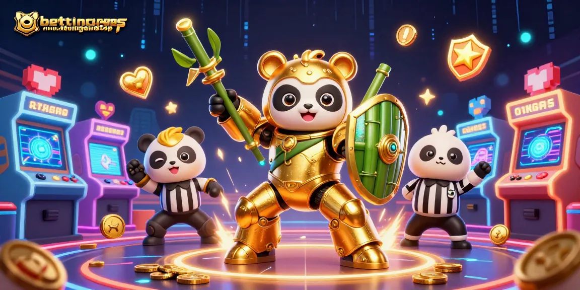 Engage with bettingsitesnotongamstop through exciting gambling adventures featuring a mech-suit panda.