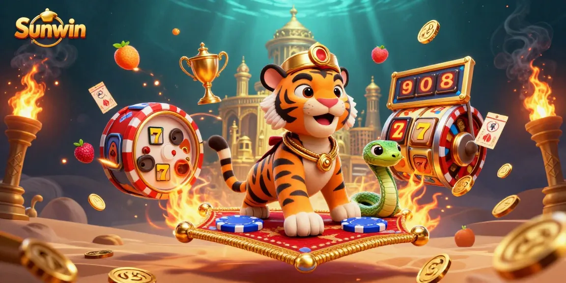 Experience thrilling casino action with Sunwin's vibrant slot games and dynamic elements.