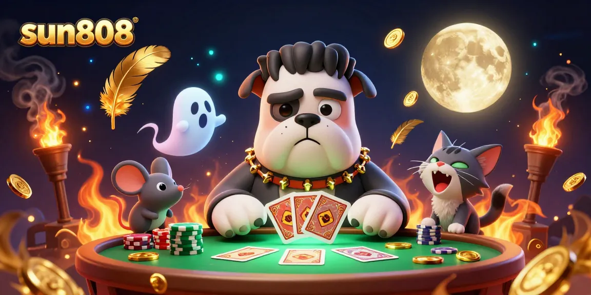 Win big at sun808 while enjoying thrilling card games in a spooky 3D casino.